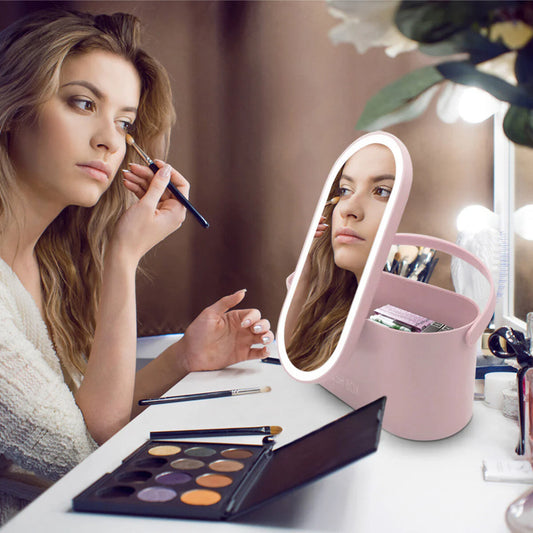 BeautyBox : Scatola per Trucco con Specchio a LED